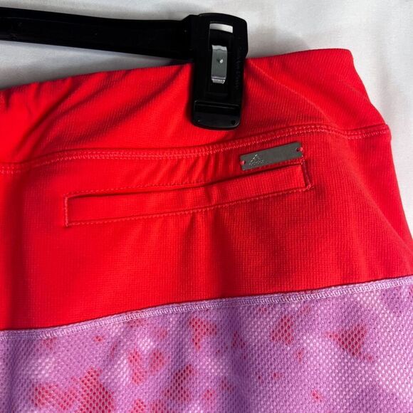 Adidas Two Tone Colorblock Front Pleat Golf Skort Skirt Shorts Liner Size Large - Picture 5 of 10